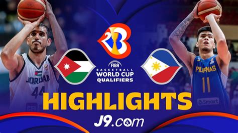 philippines men's national basketball team|HIGHLIGHTS: Philippines vs Jordan – 19th Asian Games .